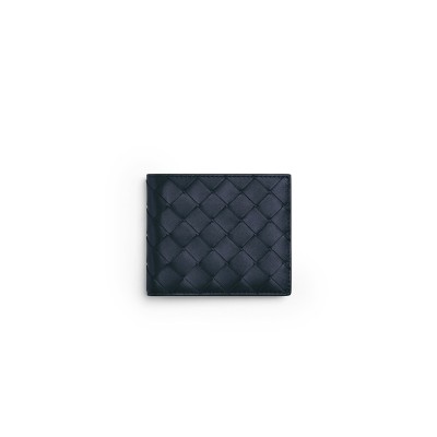 BOTTEGA VENETA INTRECCIATO BI-FOLD WALLET 743211VCPQ48838 (11*9.5*1cm)